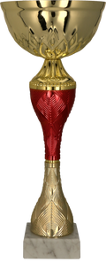 Pokal Gold Rot