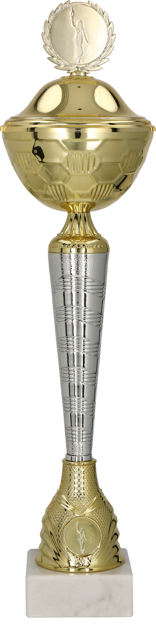 Pokal Gold Silber mit Deckel