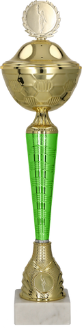 Pokal Gold Grün