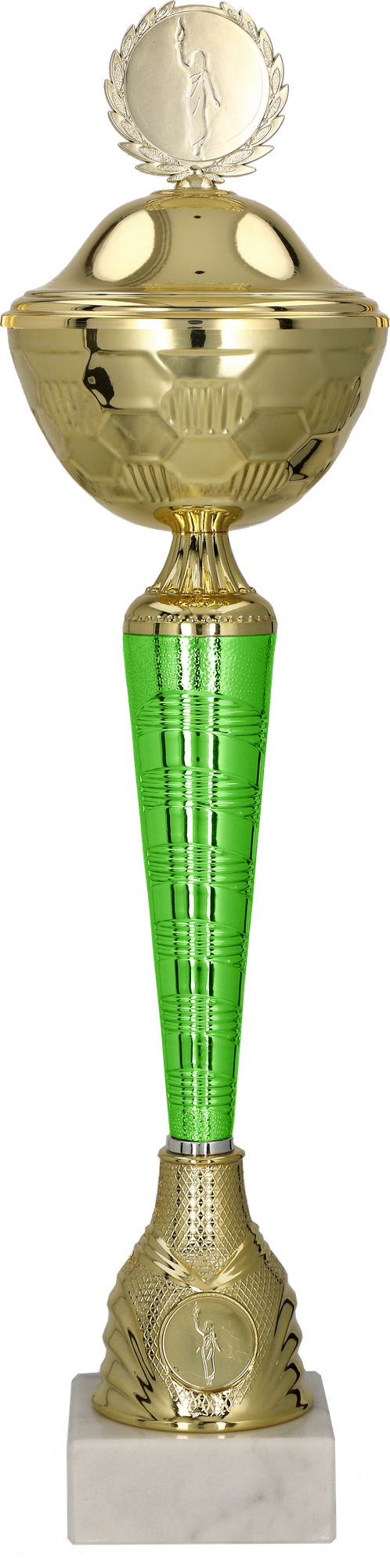 Pokal Gold Grün
