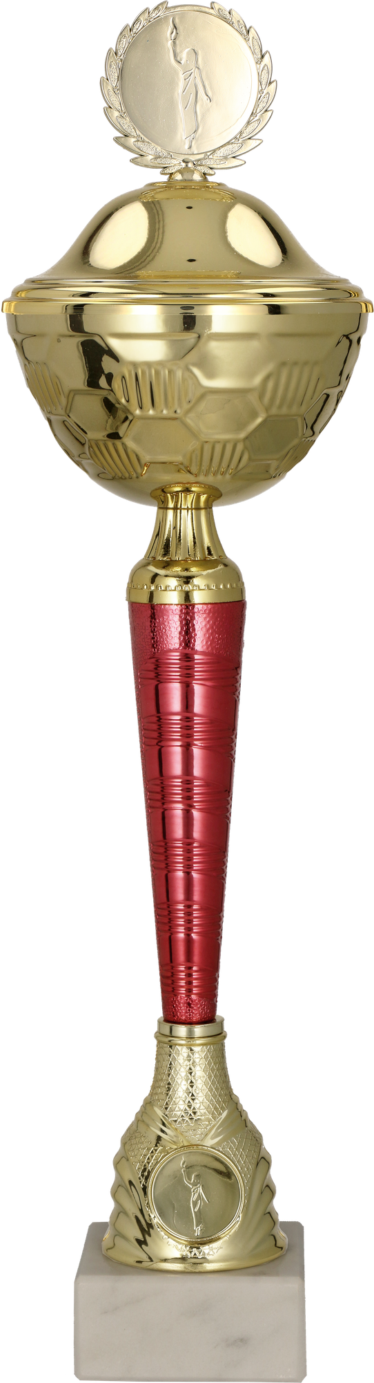 Pokal Gold Rot