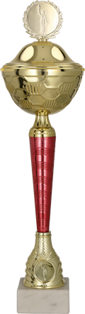 Pokal Gold Rot