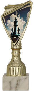 Pokal Kunststoff Gold Schach