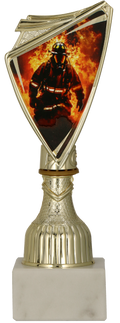 Pokal Kunststoff Gold Feuerwehr