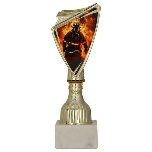Pokal Kunststoff Gold Feuerwehr (07-9297_FIR1)