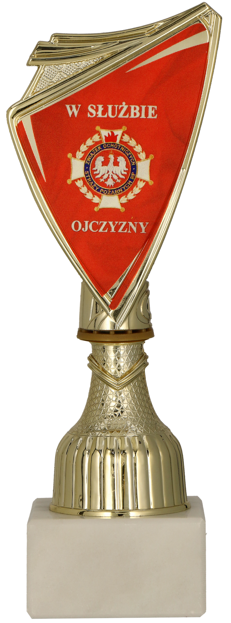 Pokal Kunststoff Gold Feuerwehr