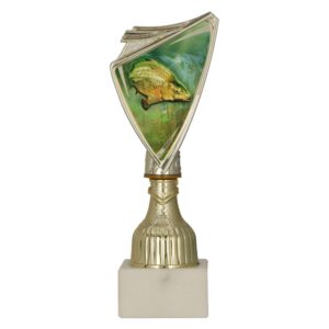 Pokal Kunststoff Gold Angeln