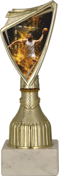 Pokal Kunststoff Gold Handball