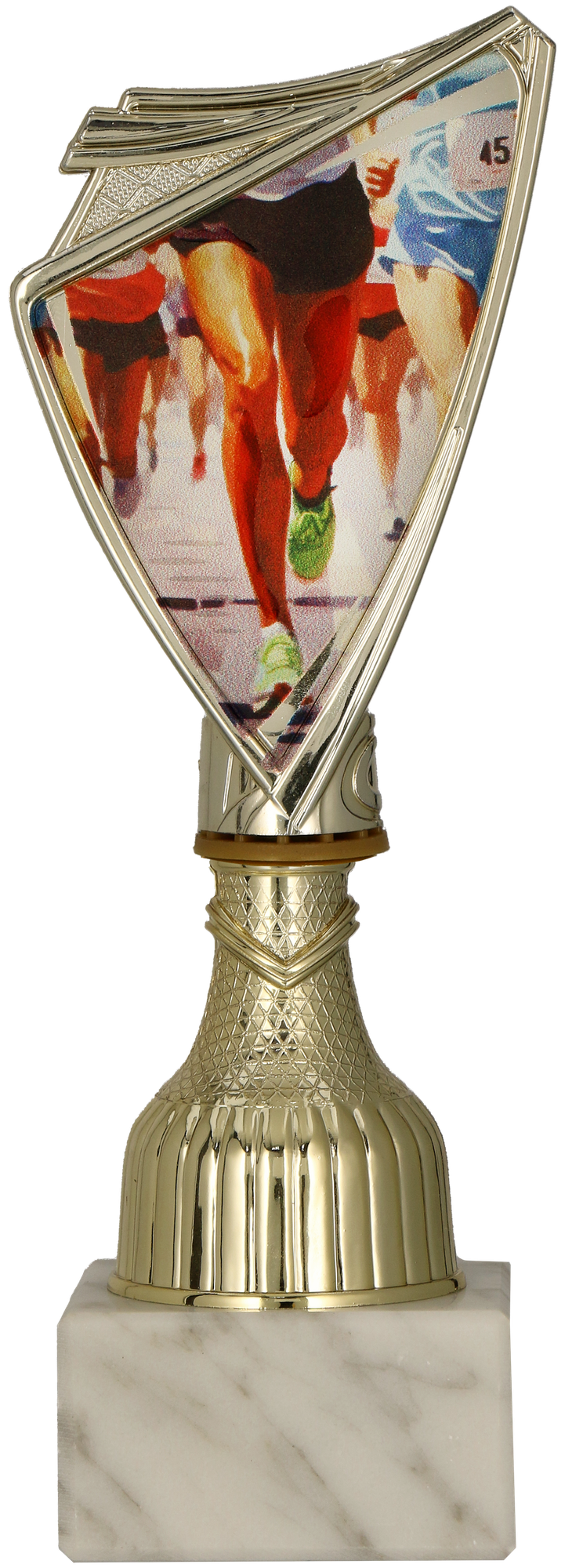 Pokal Kunststoff Gold Laufen