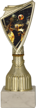 Pokal Kunststoff Gold Volleyball