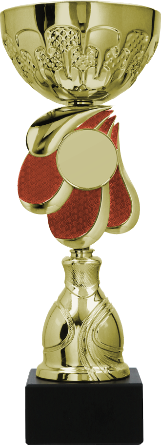 Pokal Gold Rot (emblemat 50mm)