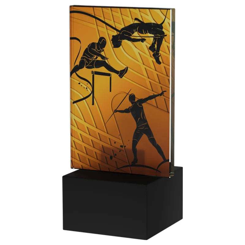 Trophäe Mini Line Amber Leichtathletik (07-AG1_12_ATH)