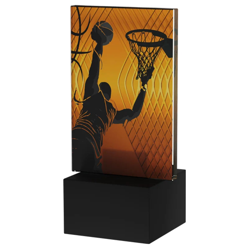 Trophäe Mini Line Amber Basketball (07-AG1_12_BAS)