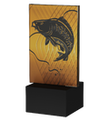 Trophäe Mini Line Amber Angeln