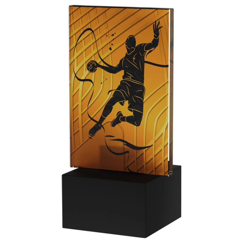 Trophäe Mini Line Amber Handball (07-AG1_12_HAN)