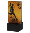 Trophäe Mini Line Amber Fußball Torschütze