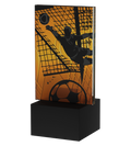 Trophäe Mini Line Amber Fußball ATRYSchuh