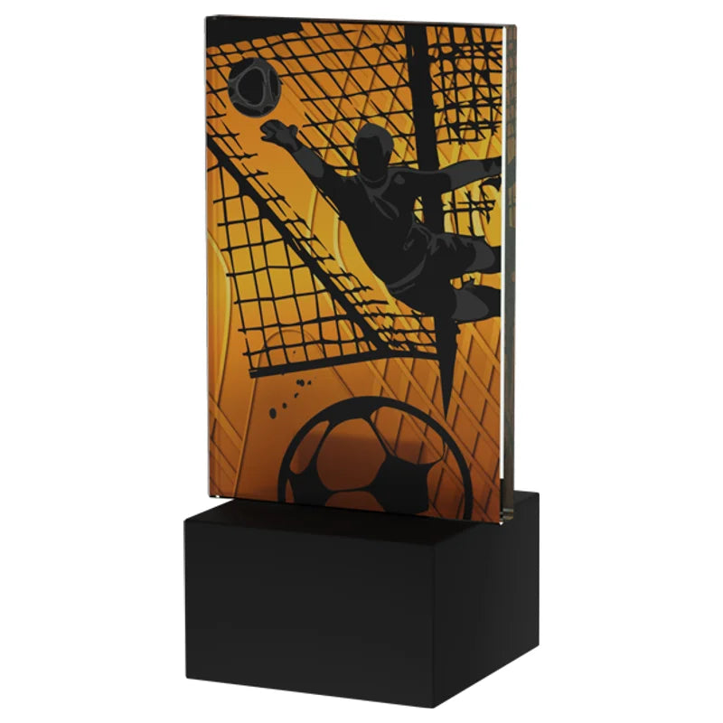 Trophäe Mini Line Amber Fußball Torwart (07-AG1_12_SOC4)