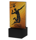 Trophäe Mini Line Amber Volleyball