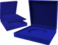 Etui Blau welurowe