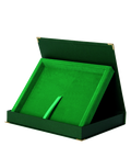 Etui Quer Grün für Gravurplatte 230x180
