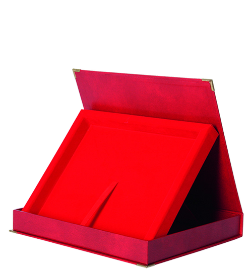 Etui Quer Rot für Gravurplatte 230x180