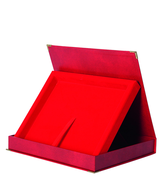 Etui Quer Rot für Gravurplatte 305x230