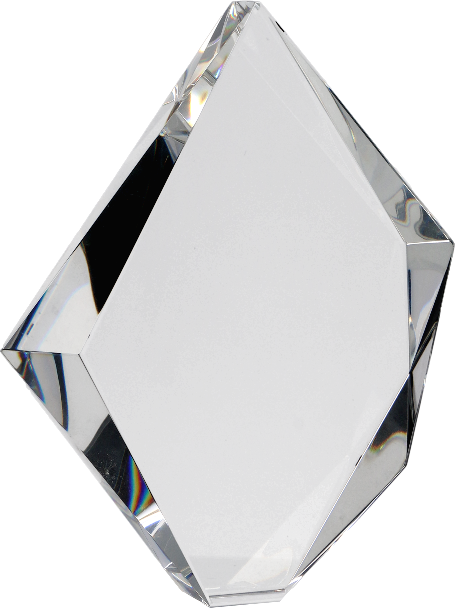 Glastrophäe mit Etui