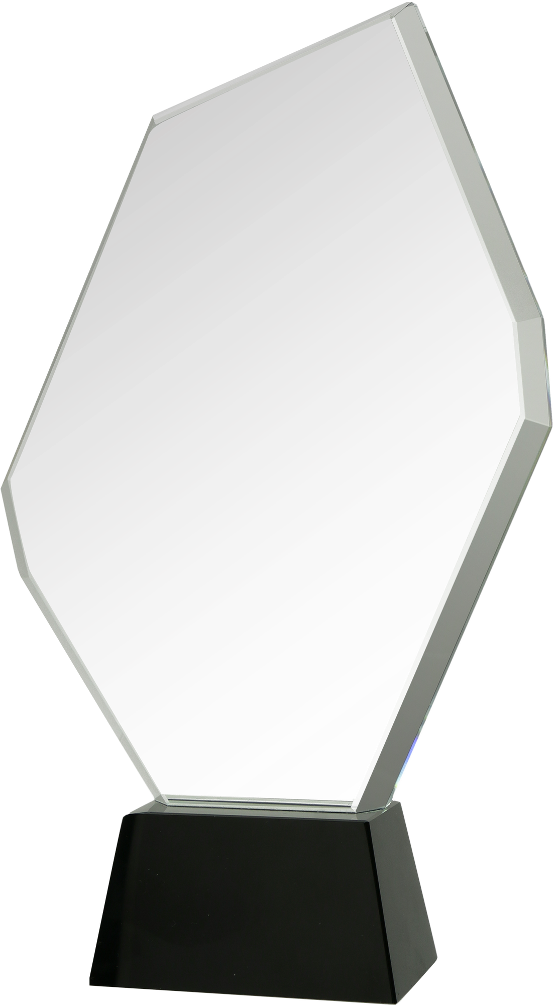 Glastrophäe mit Etui