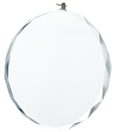 Glasmedaille mit Etui