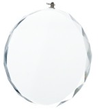 Glasmedaille mit Etui