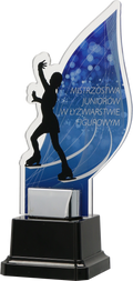 Plexiglas Trophäe 3mm auf Sockel INDYWIDUALNE