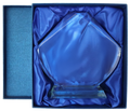 Glasstatuette mit Etui