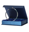 Glasmedaille mit Etui