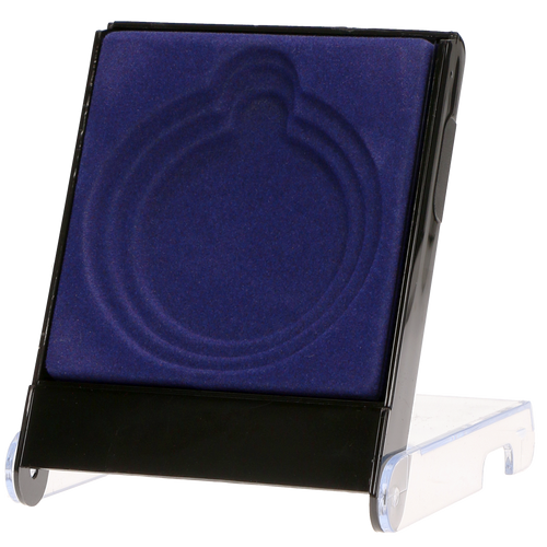 Etui Kunststoff na Medaille 70mm 116x84x18mm Blau