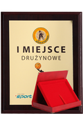 Dyplom z tworzywa sztucznego z laminatem graviert