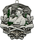 Medaille Jagd Jäger mit Schildfach 50mmx50mm