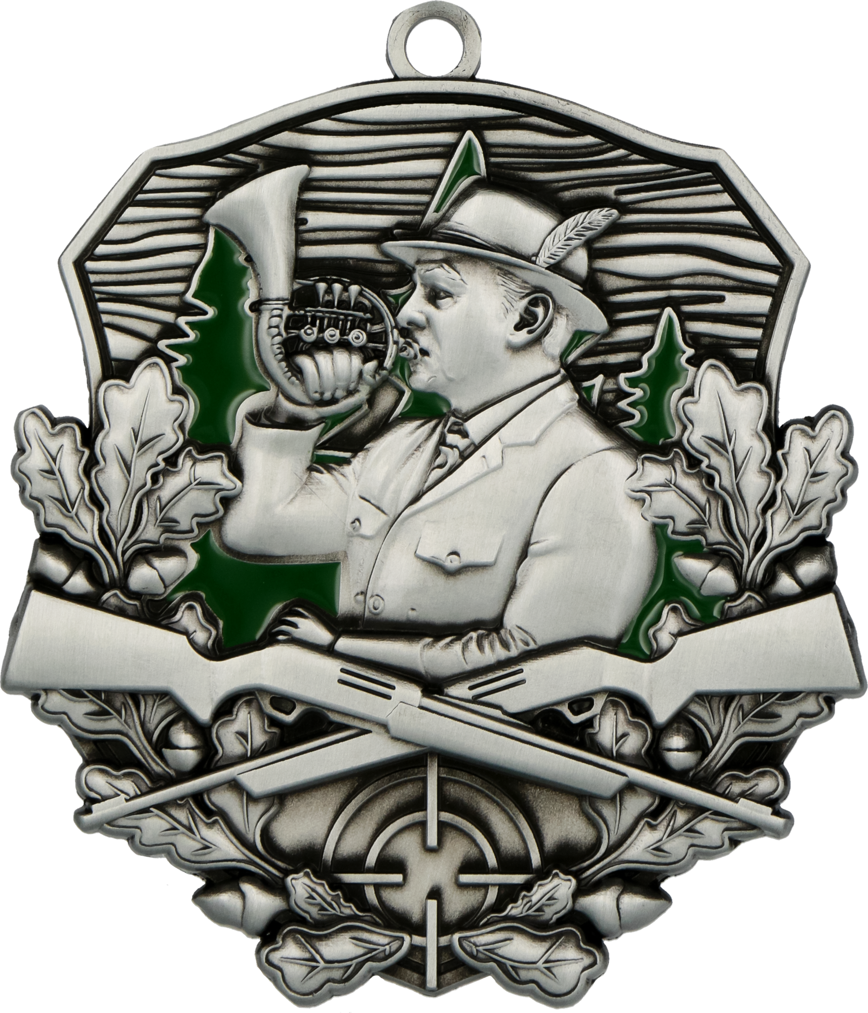 Medaille Jagd Jäger mit Schildfach 50mmx50mm
