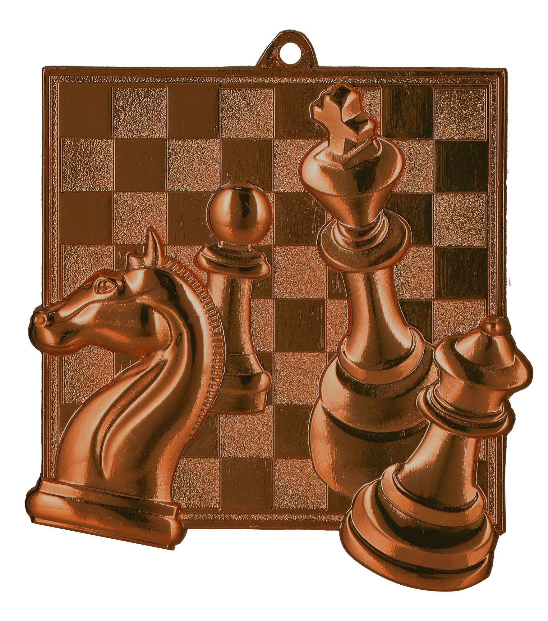 Geprägte Medaille Schach Bronze