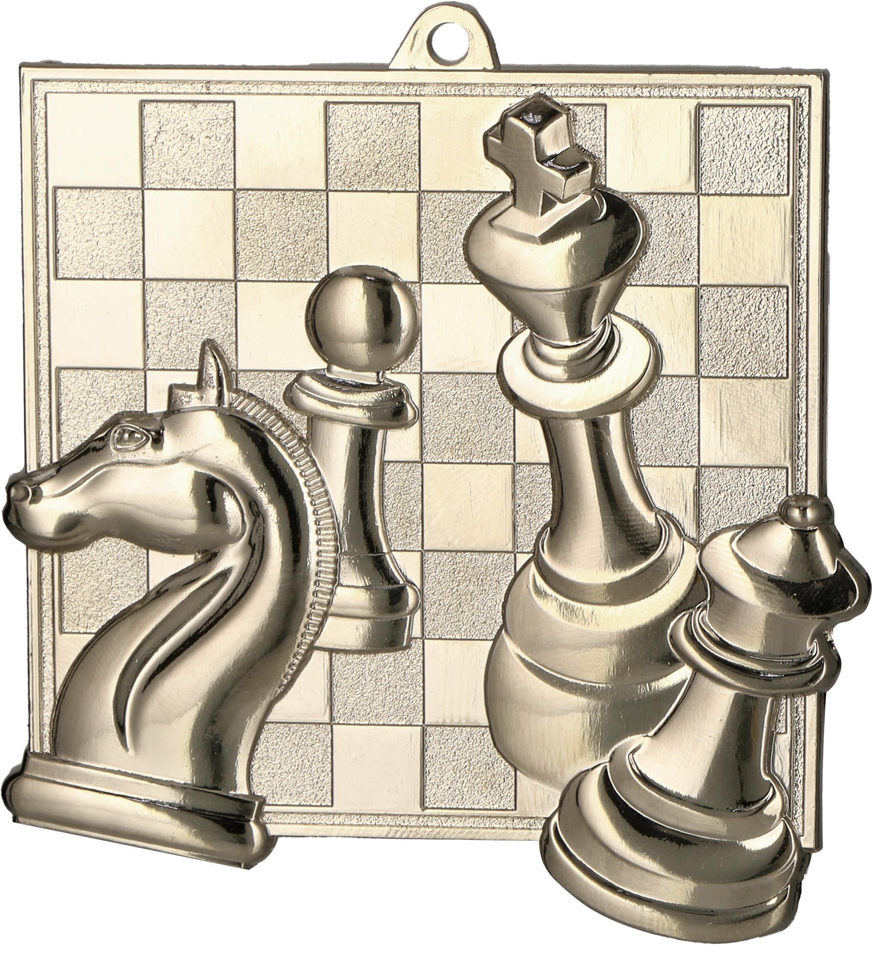 Geprägte Medaille Schach Silber