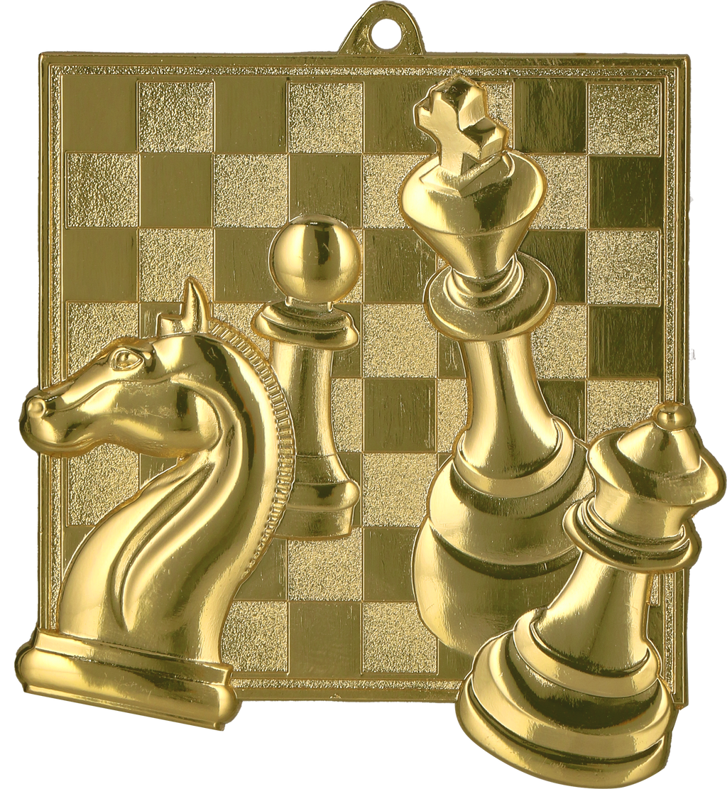 Geprägte Medaille Schach