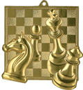 Geprägte Medaille Schach