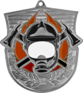 Geprägte Medaille Feuerwehr Silber