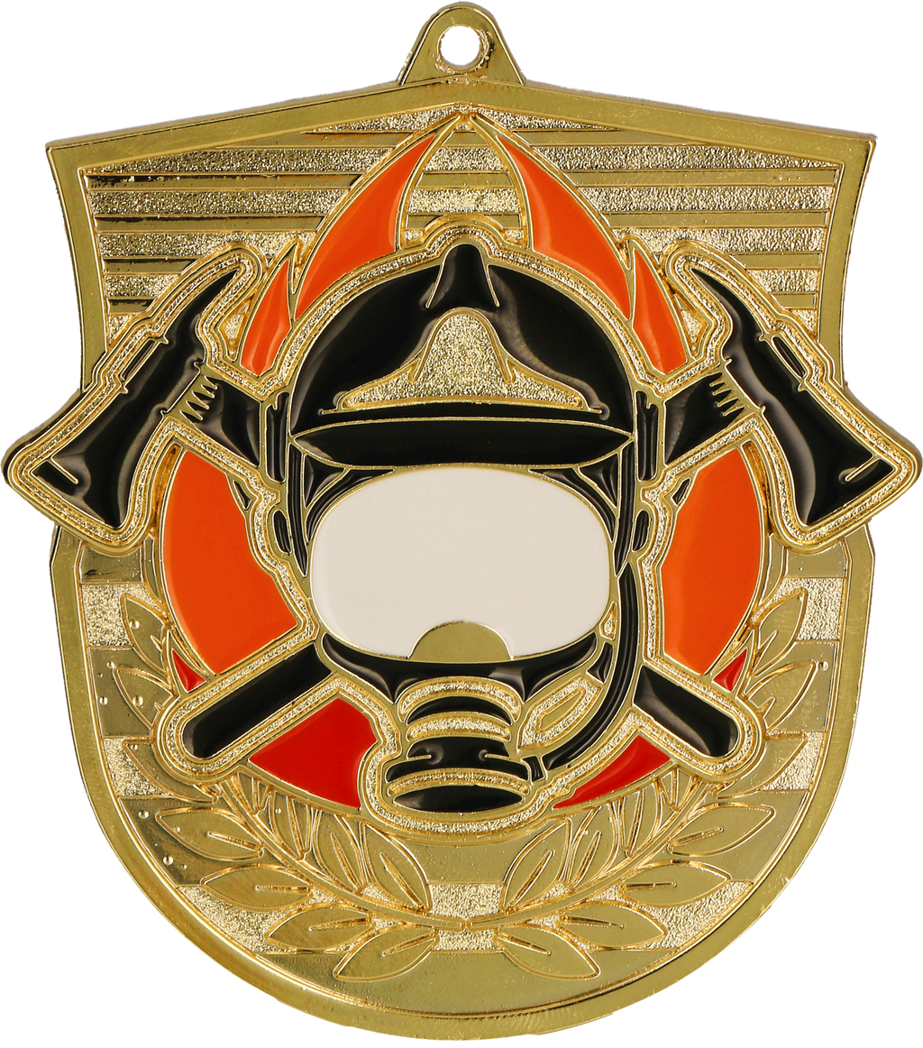 Geprägte Medaille Feuerwehr