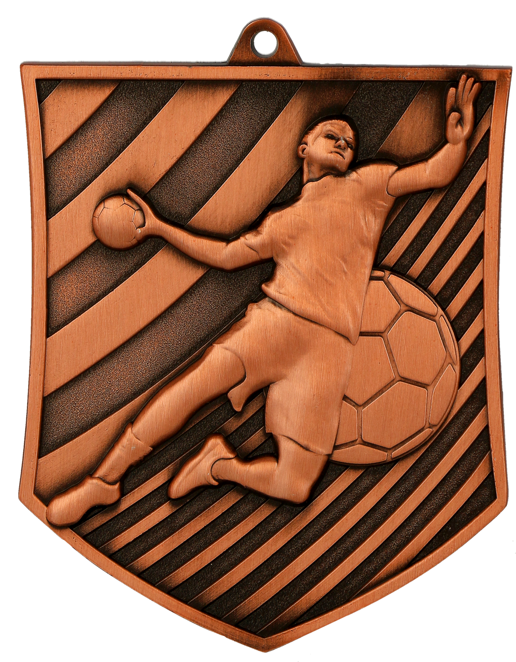 Geprägte Medaille Handball Bronze