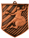 Geprägte Medaille Handball Bronze