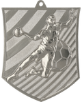 Geprägte Medaille Handball Silber