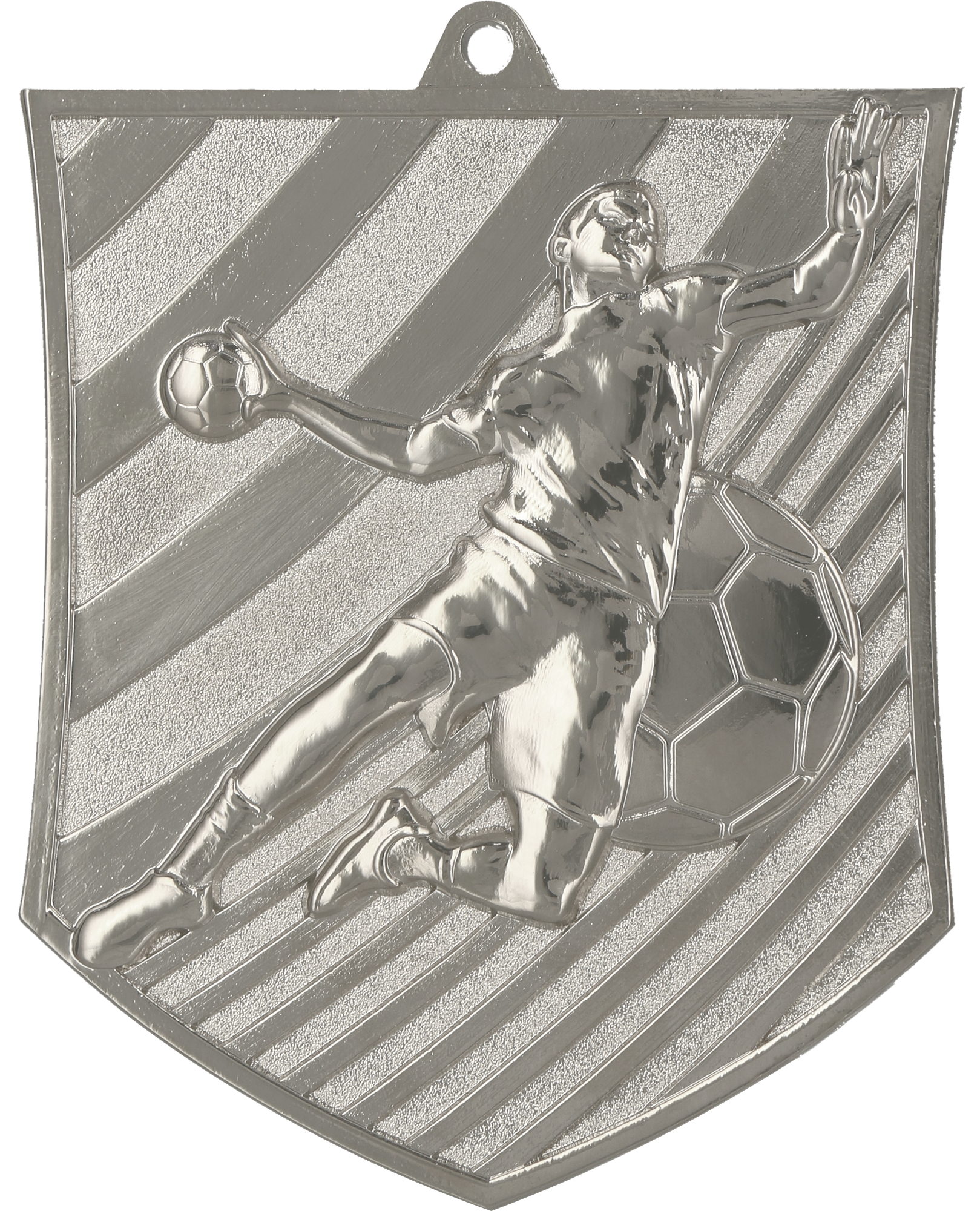 Geprägte Medaille Handball Silber