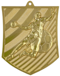 Geprägte Medaille Handball