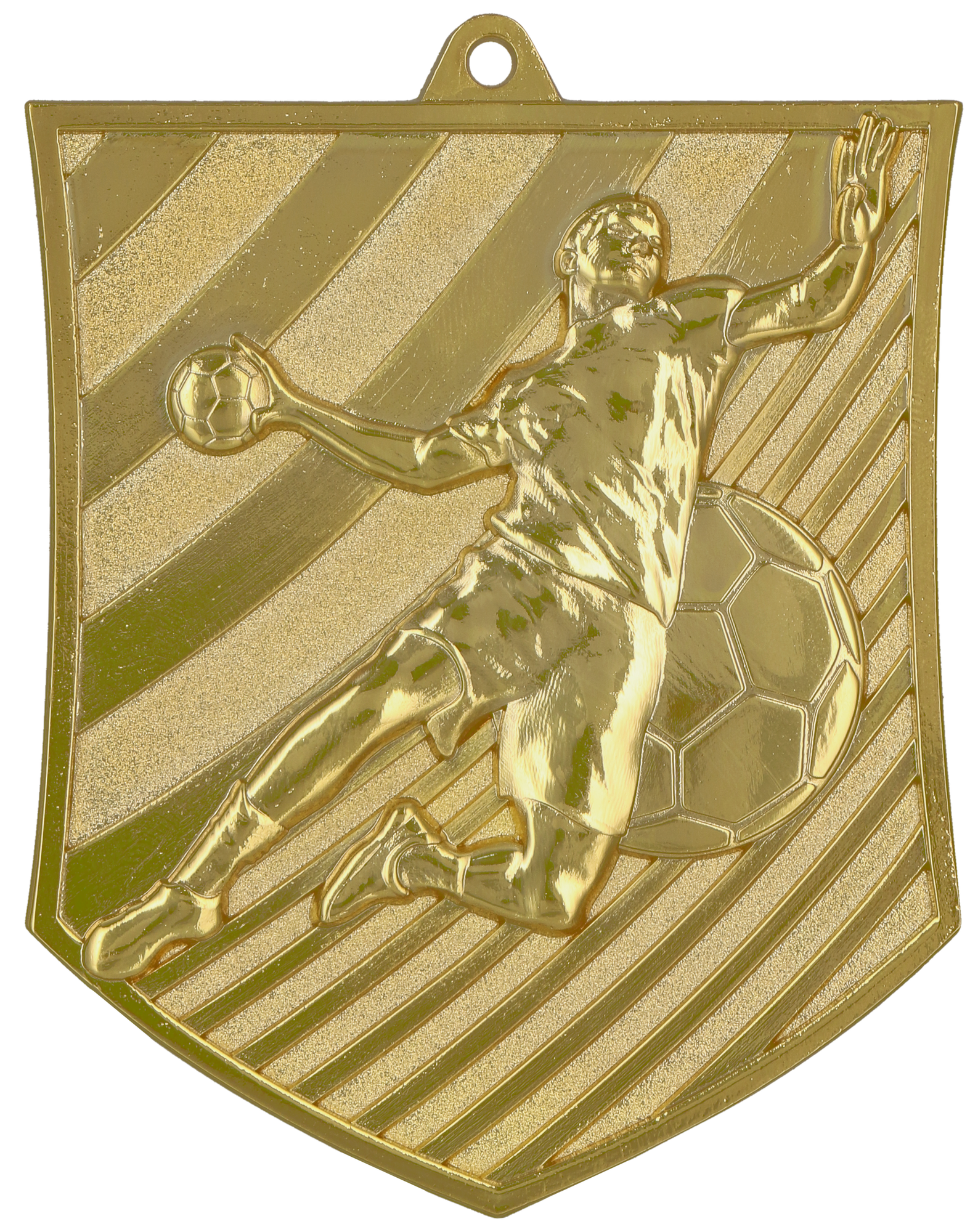 Geprägte Medaille Handball